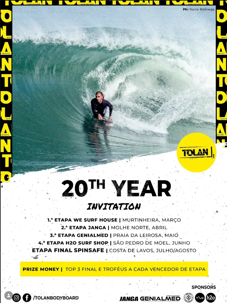 Circuito TOLAN 20 Anos gerido na plataforma